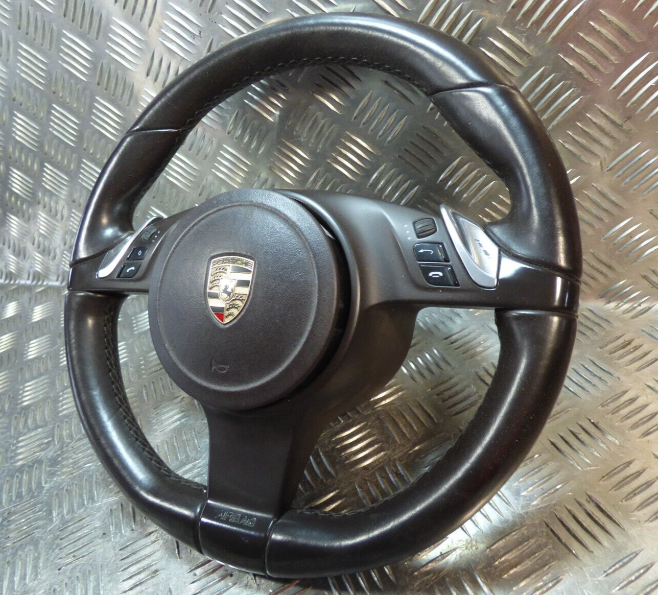 Porsche Cayenne 92A Lenkrad mit SRS 6H6 7P5880201A 6H6 ORIGINAL gebraucht - 7PP419091AE