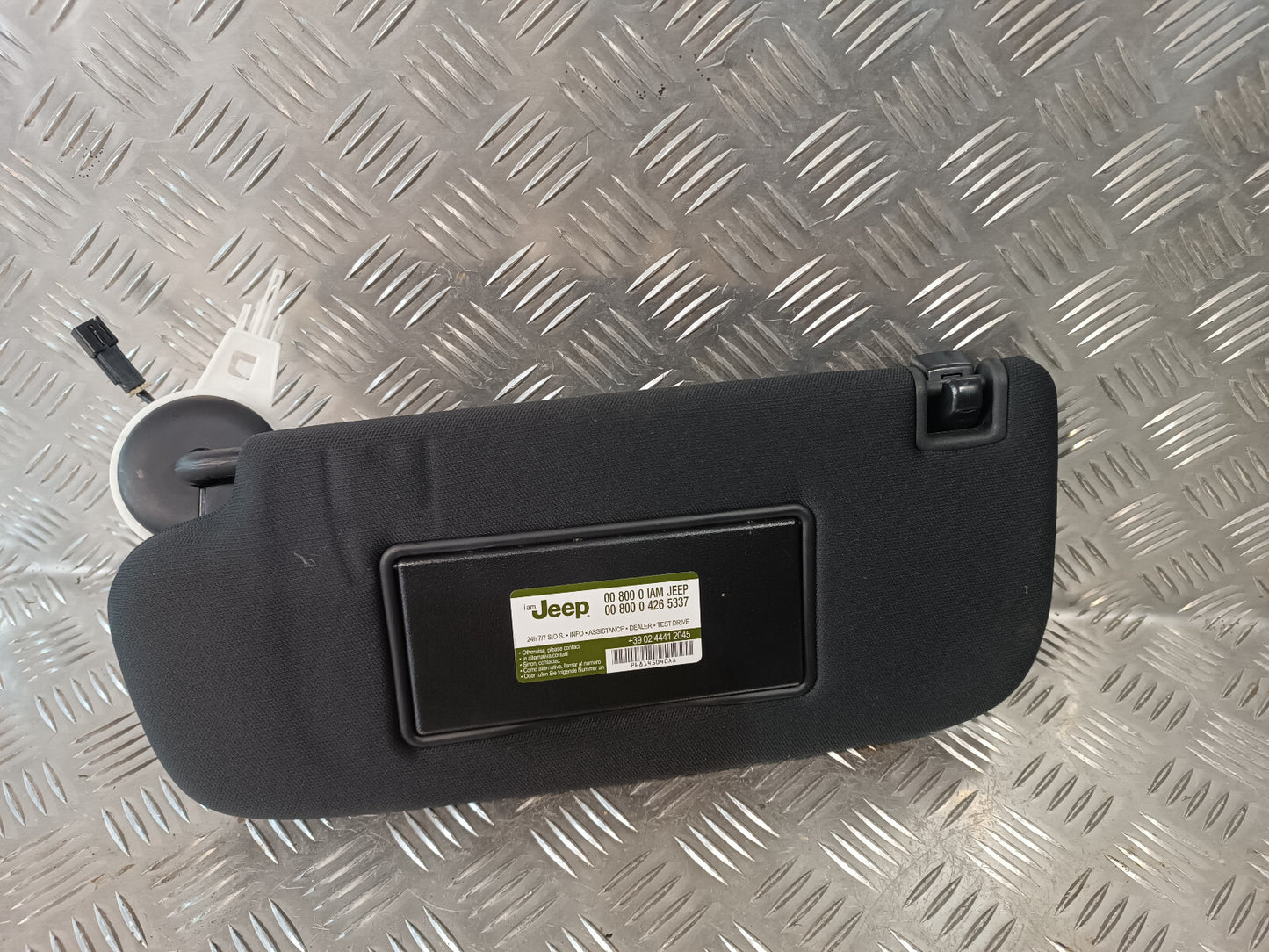 Jeep Grand WK2 Sonnenblende Schwarz blende Spiegelbeleuchtung ORIGINAL gebraucht - Cherokee