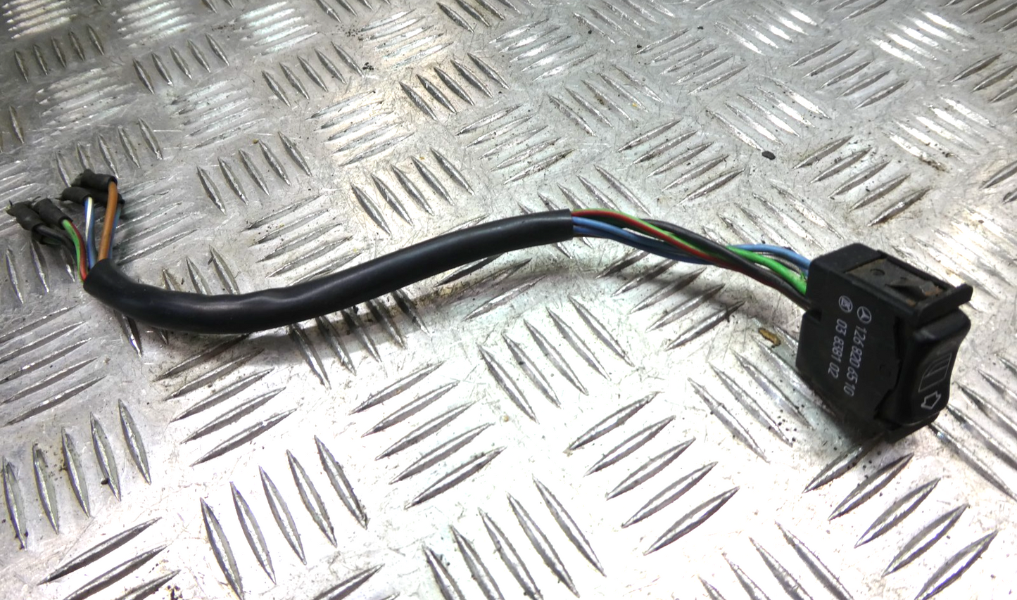Orig Mercedes W126 C126 SEC Coupe Schalter Fensterheber links ORIGINAL gebraucht - 1268206510