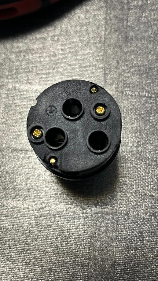 Silver-Clad OFC Copper 20A/250V Gerätestecker plug IEC C19 High-End ORIGINAL gebraucht - Wireworld