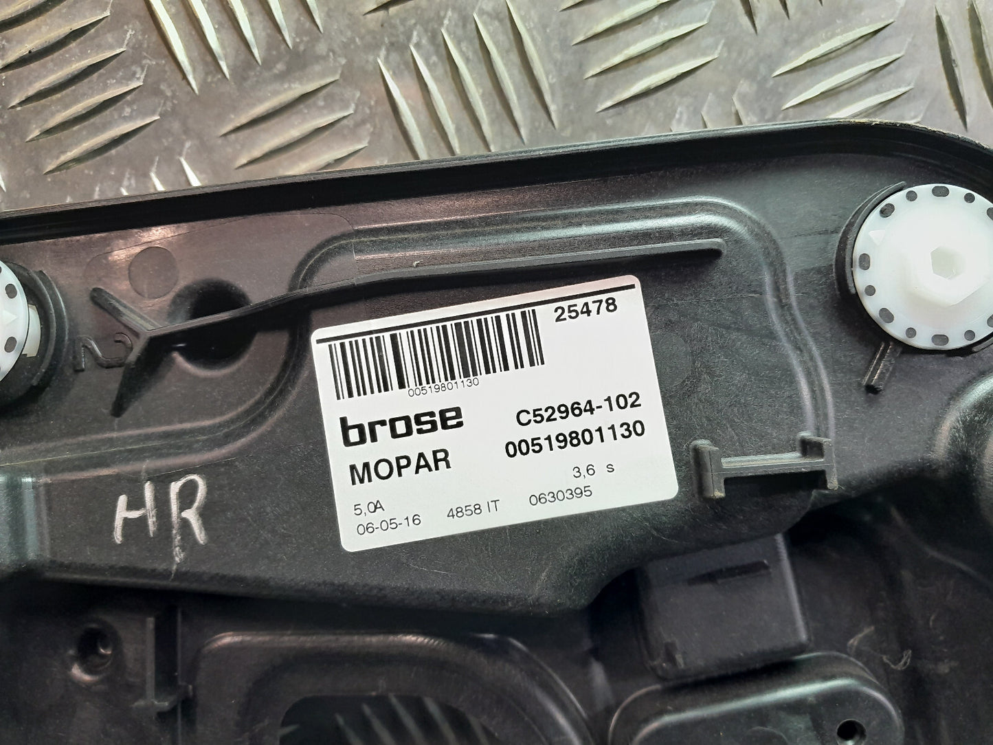 Jeep Renegade 1.6 Mjet Fensterheber Hinten Rechts 519801130 -102 ORIGINAL gebraucht - C52964