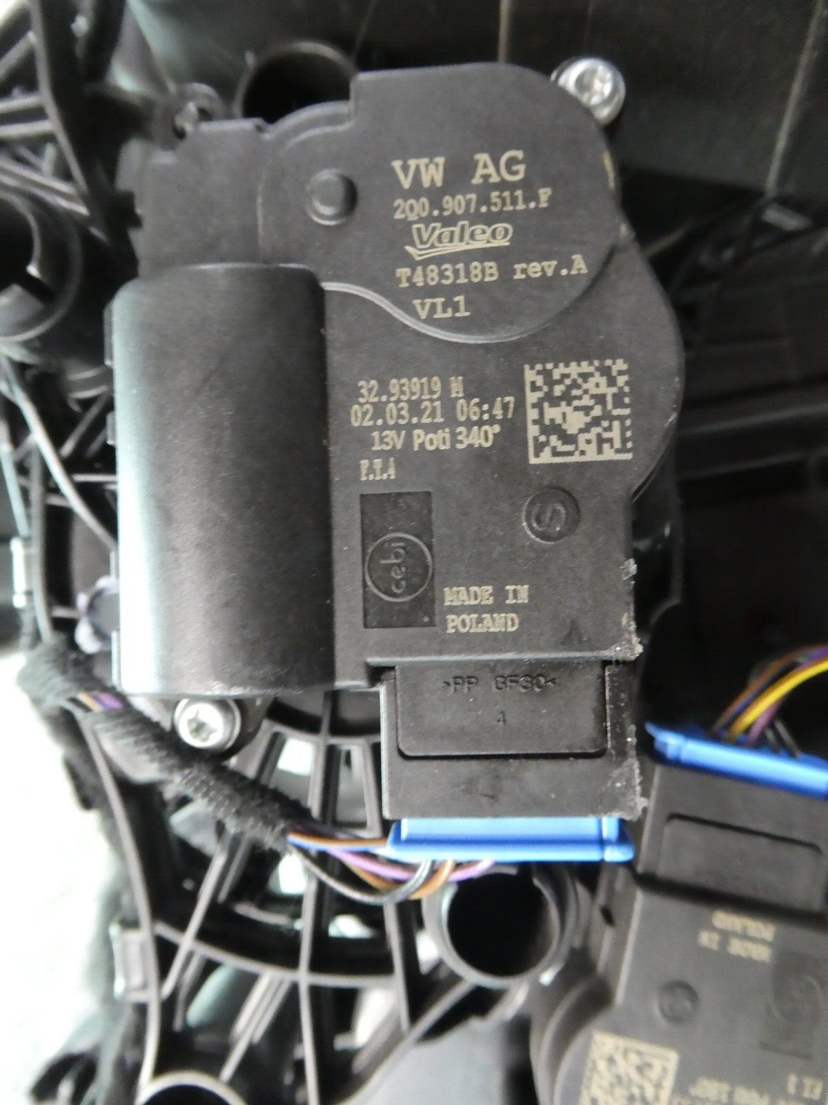 VW ID3 ID.3 Hochvoltheizung Innenraumheizung Gebläsekasten 1EA963581C ORIGINAL gebraucht - Volkswagen