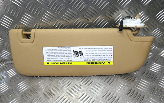 Porsche Panamera 970 Sonnenblende rechts Luxorbeige AZ2 ORIGINAL gebraucht - 97073113102