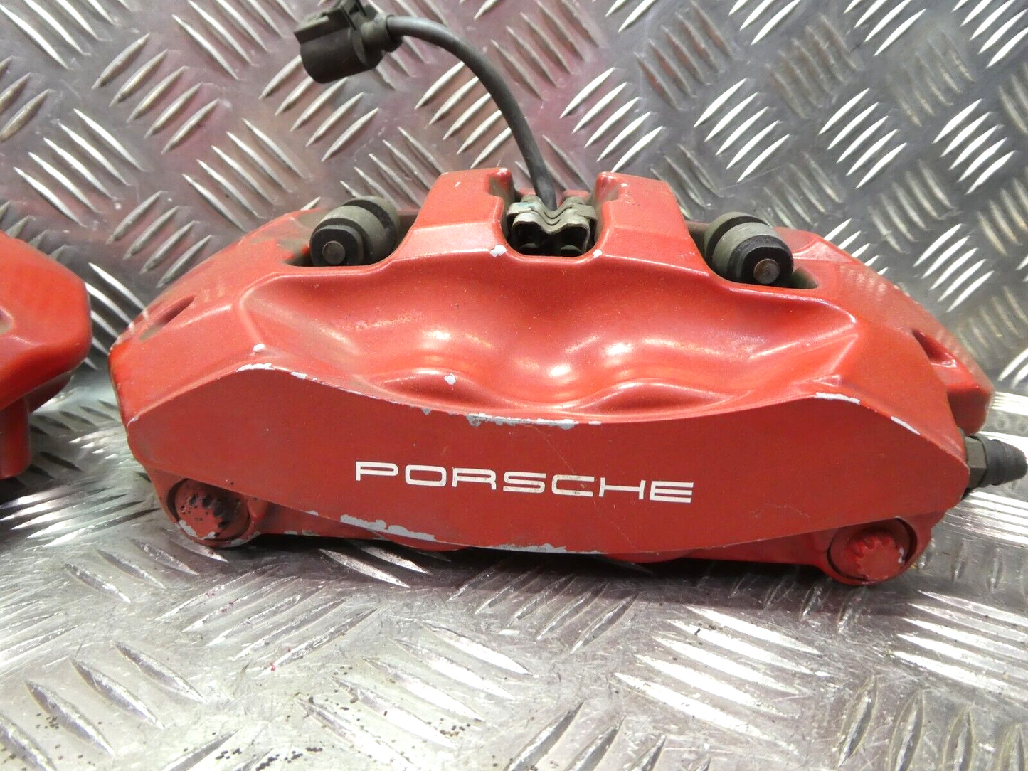 Porsche Cayenne 92A Hinten R + L BREMBO 7P0615424 + 7P0615424 ORIGINAL gebraucht - Bremssattel