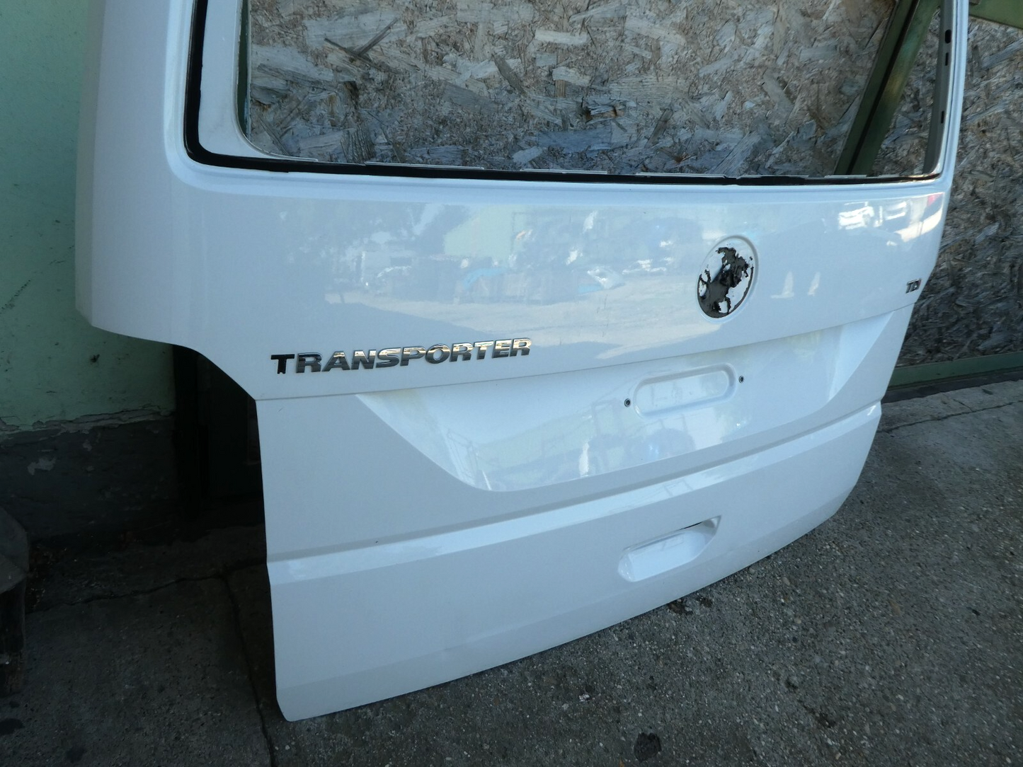 VW T6 2019 Heckklappe Koferramudeckel weiß ORIGINAL gebraucht - Transporter