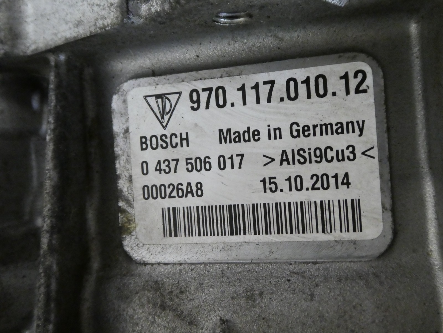 Porsche Panamera 970 3.0 E-Hybrid Elektromotor Motor 043750601 ORIGINAL gebraucht - 97011701012