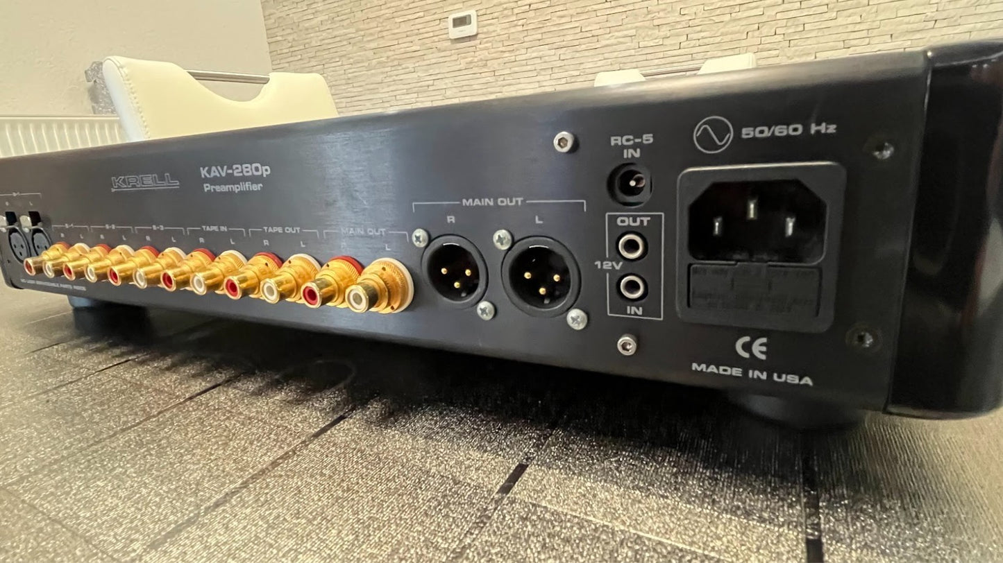 Krell Kav 280p Vorverstärker mit ORIGINAL gebraucht - Fernbedienung