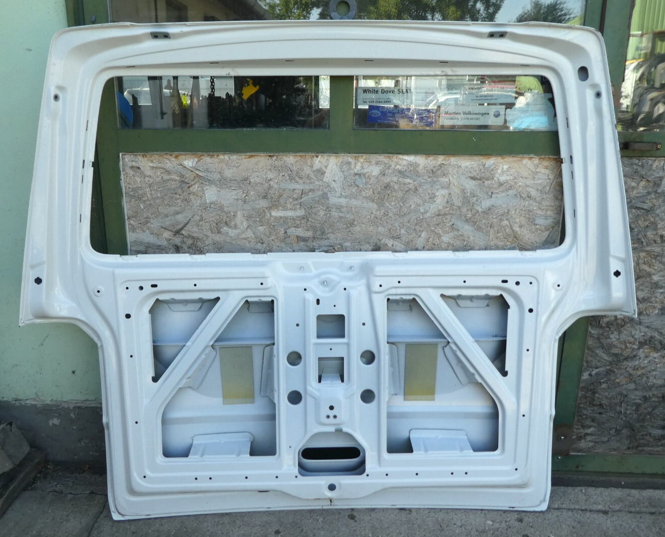 VW T6 2019 Heckklappe Koferramudeckel weiß ORIGINAL gebraucht - Transporter