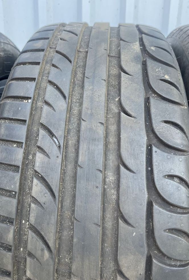 4 x ORIGINAL MERCEDES-BENZ SL R129 ALBALI ALUFELGEN mit Sommereifen gebraucht - 1294011202
