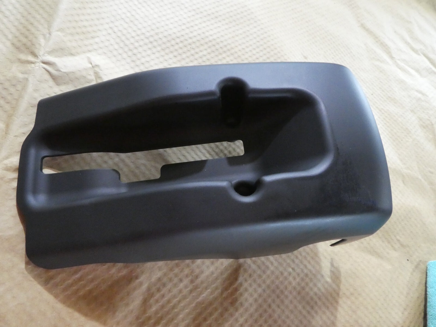 Porsche Panamer 970 Verkleidung Lenksäule schwarz unten ORIGINAL gebraucht - 97055247501