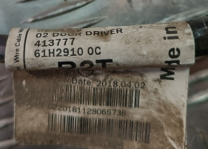 OPEL ASTRA K 1.4 2019 Kabelbaum Türeinbau Links Vorne ORIGINAL gebraucht - 39195302