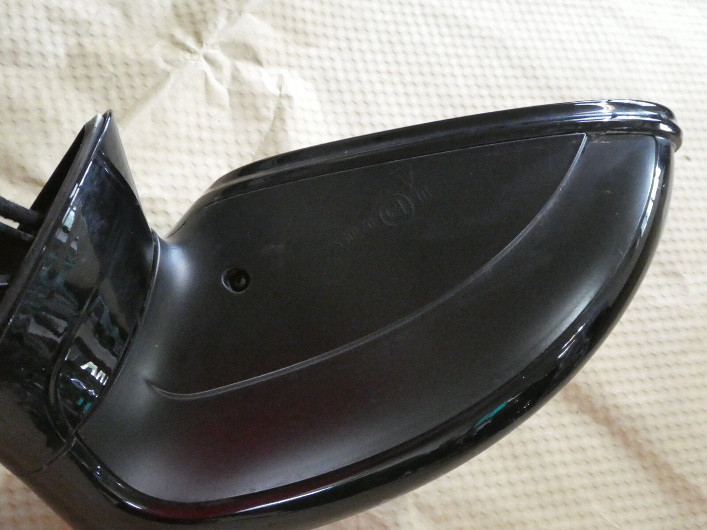 Porsche Panamer 970 Spiegel Aussenspiegel Rechts SCHWARZ 7 PIN ORIGINAL gebraucht - 97061266600
