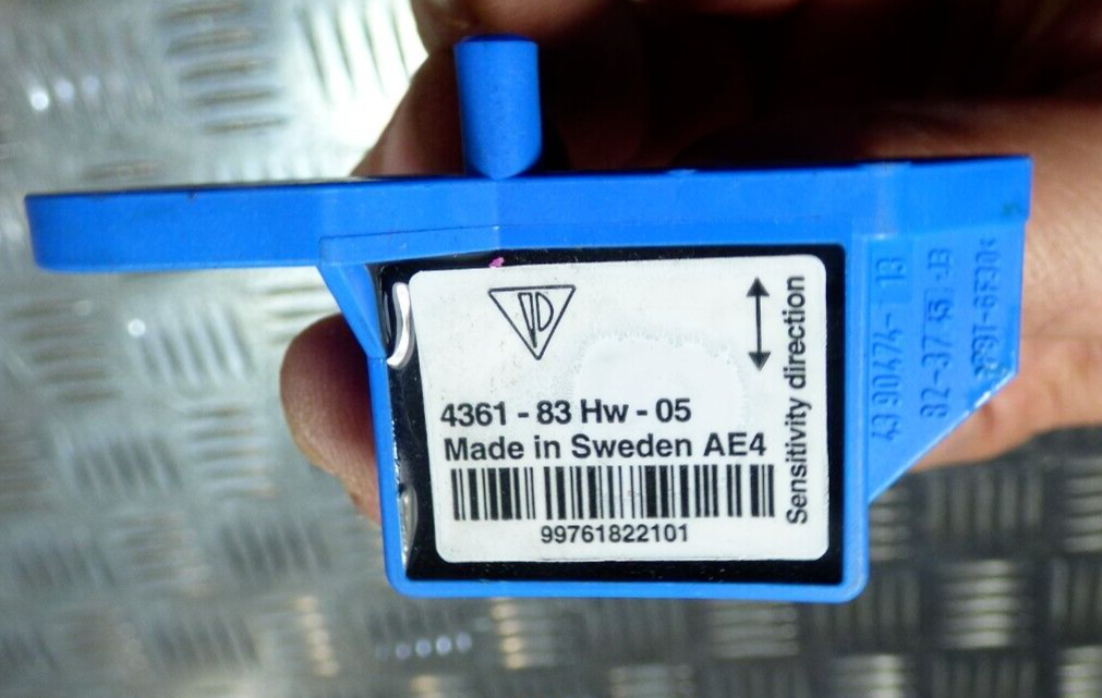 Porsche Boxster Cayman 987 997 911 Sensor Airbag Seitenairbag ORIGINAL gebraucht - 99761822101