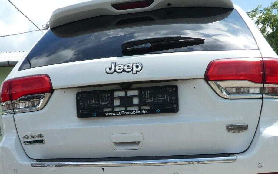 Jeep Grand WK2 Heckklappe ohne Anbauteile Weiß _ Bj.2015 ORIGINAL gebraucht - Cherokee