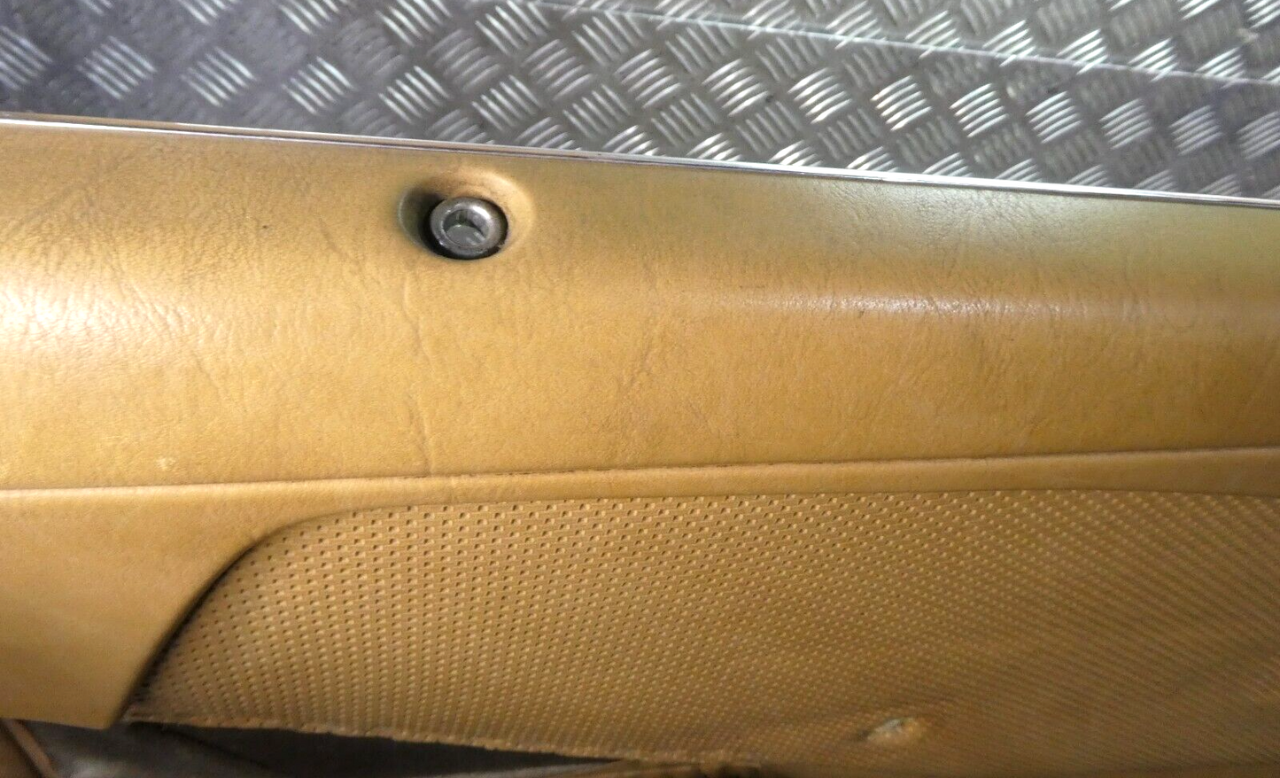 C126 W126 Coupe SEC Türverkleidung Türpappe Links beige ORIGINAL gebraucht - creme + ORIGINAL gebraucht - Mercedes