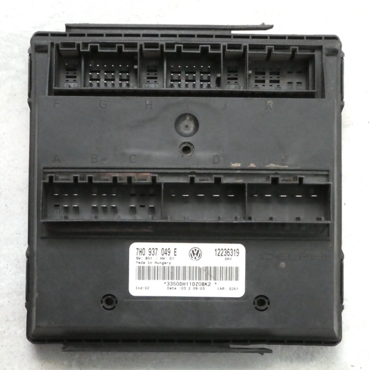 VW T5 MULTIVAN 2003-16 Komfort modul Komfortsteuergerät 7H0937049E ORIGINAL gebraucht - Transporter