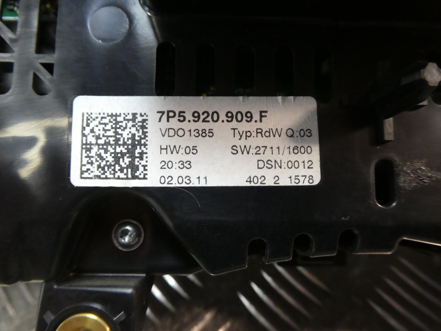 Porsche Cayenne 92A 3.0 TDI Diesel Tacho Schwarz 7P5920909F ORIGINAL gebraucht - Kombiinstrument