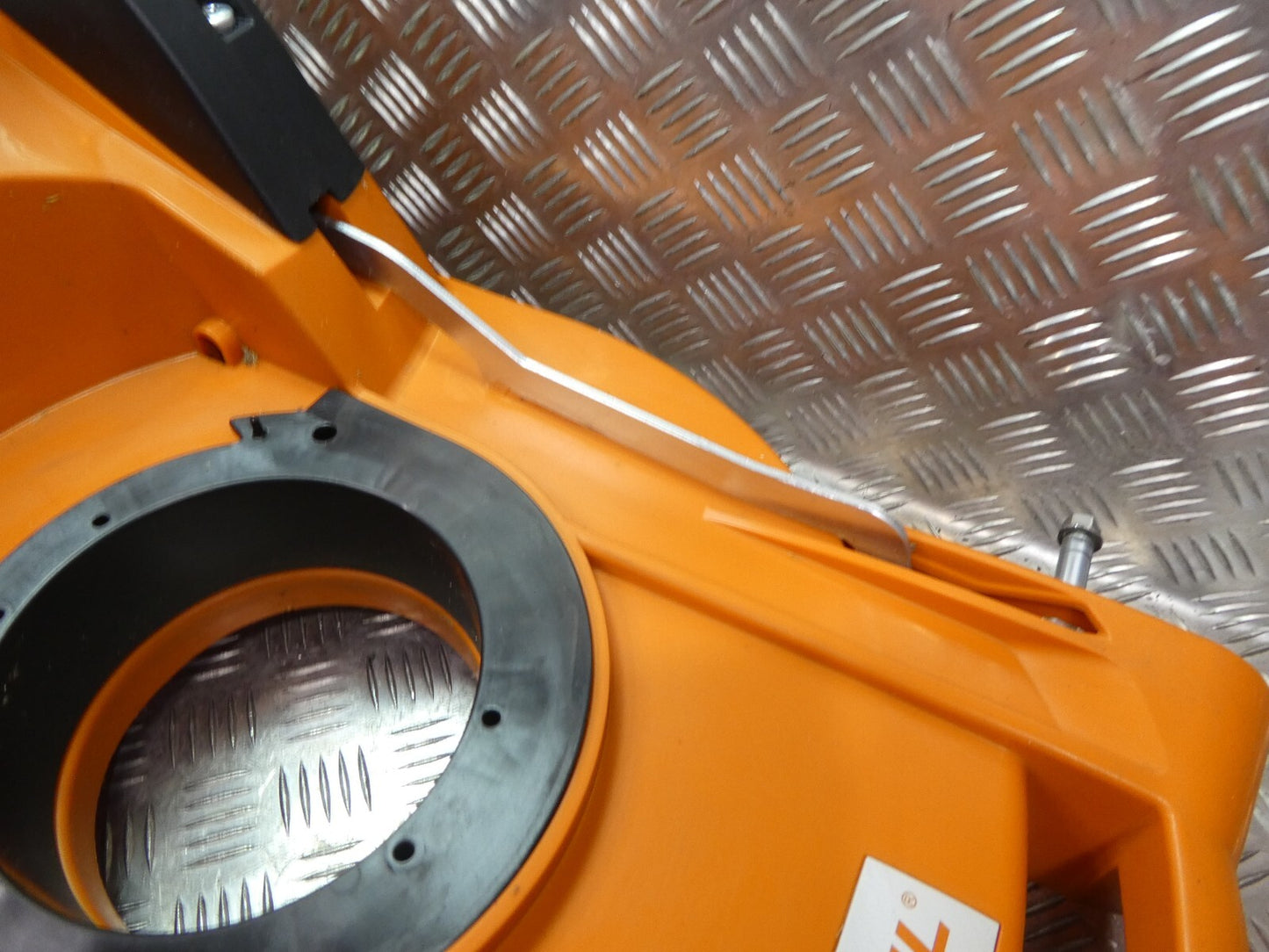 STIHL RMA 443.2 PV Akku Gehäuse mit klappe, Höhenversteller, rame ORIGINAL gebraucht - Rasenmaher