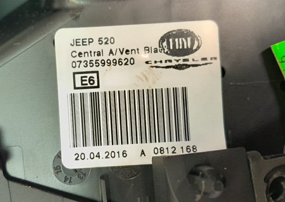 Jeep Renegade 1.6 Mjet Original Lüftung Luftgebläse Lüftdüse Mitten gebraucht - 7355999620