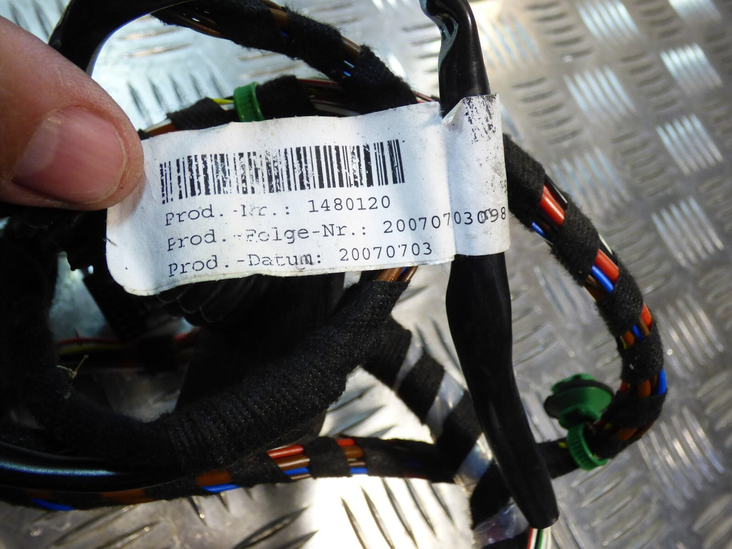 Porsche Boxster Cayman 987 997 N/S RIGHT DOOR WIRING LOOM 997.612.601.57 ORIGINAL gebraucht - RHD