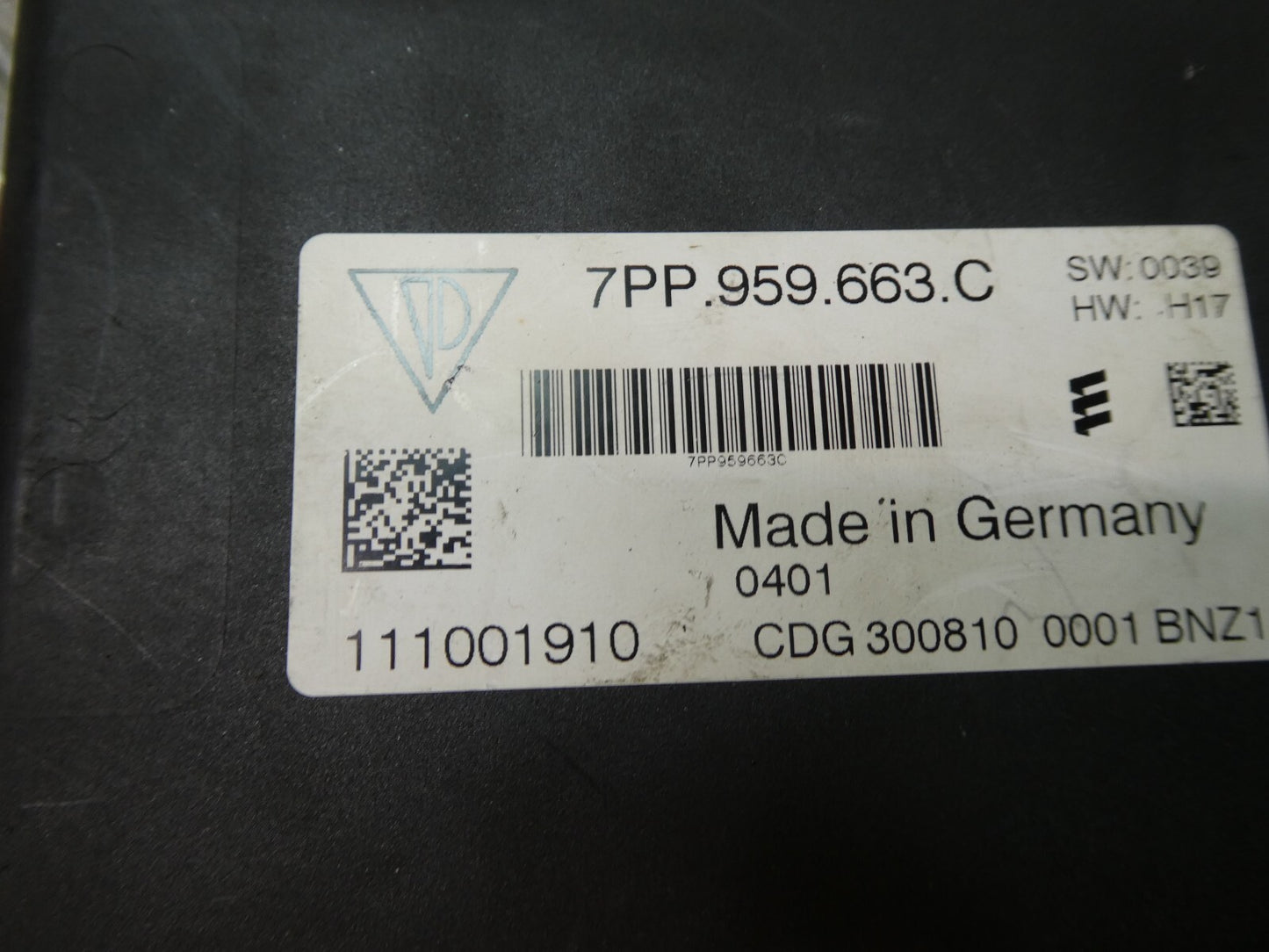 Porsche Panamer 970 Steuergerät Start Stop Spannungsstabilisator ORIGINAL gebraucht - 7PP959663C