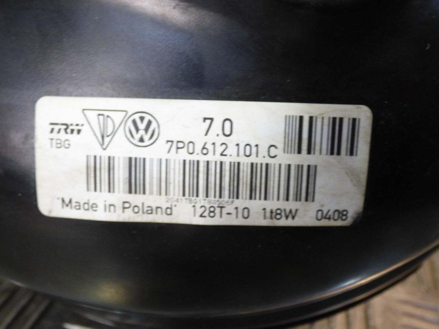 Porsche Cayenne 92A Bremserservoverstärker Bremskraftverstärker ORIGINAL gebraucht - 7P0612101C