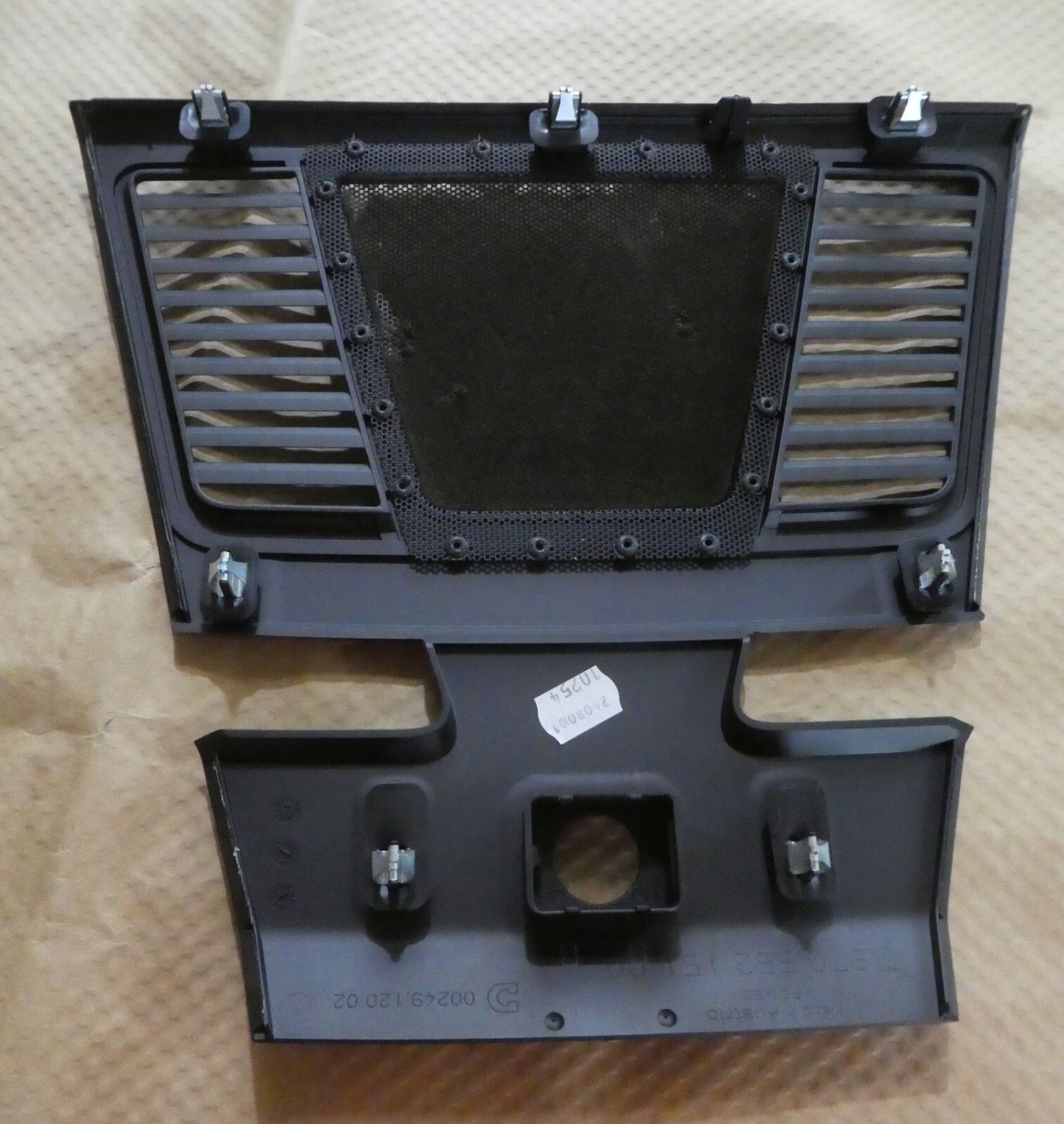 Porsche Panamer 970 Abdeckung Armaturenbrett mitte schwarz ORIGINAL gebraucht - 97055215100