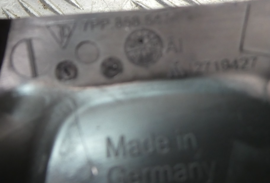 Porsche Macan 95B Rückspiegel Verkleidung Deckel 7PP858547 ORIGINAL gebraucht - Abdeckung