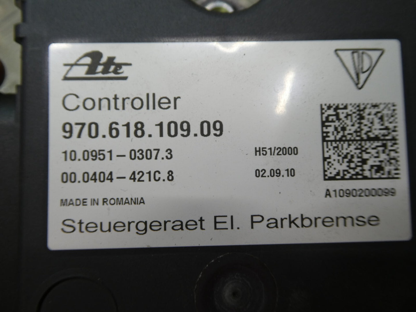 Porsche Panamer 970 Steuergerät Parkbremse Handbremse ATE ORIGINAL gebraucht - 97061810909