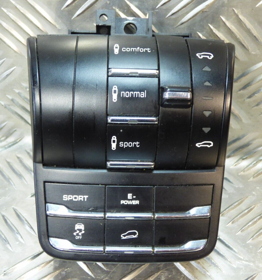Porsche Cayenne 92A Schalterblock Mittelkonsole 7P5927127CC 7P5927521Q ORIGINAL gebraucht - Fahrwerk