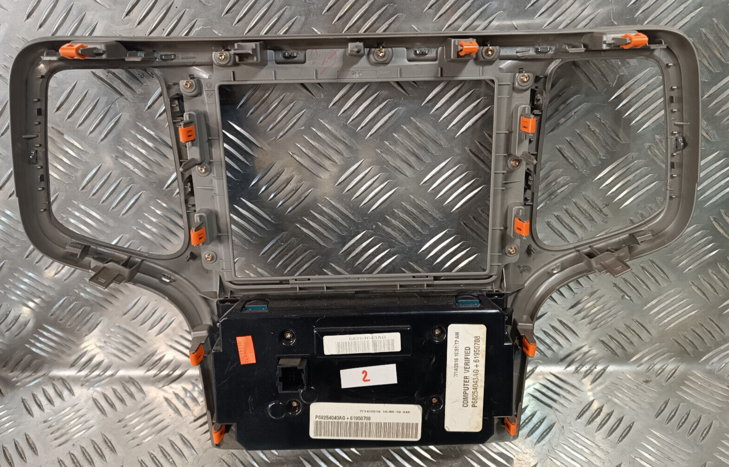 Jeep Grand Cherokee WK2 Mittekonsol Klimbedienteil Heizungschalter ORIGINAL gebraucht - P68254043AG