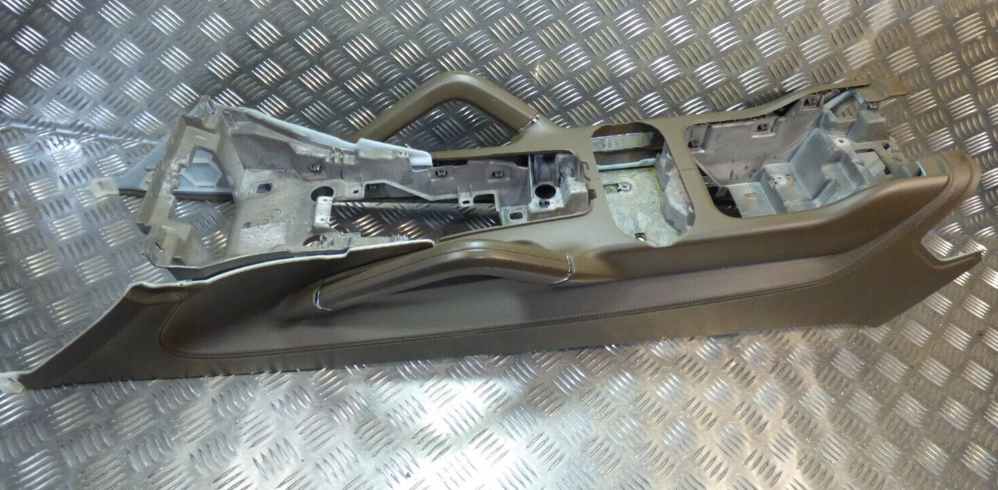 Porsche Cayenne S 92A Mitte Mittelkonsole Braun ( Umbra DE1 ) ORIGINAL gebraucht - 4580110002