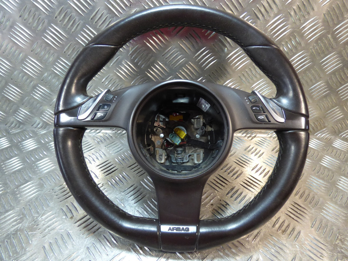 Porsche Cayenne 92A Lenkrad mit SRS 6H6 7P5880201A 6H6 ORIGINAL gebraucht - 7PP419091AE