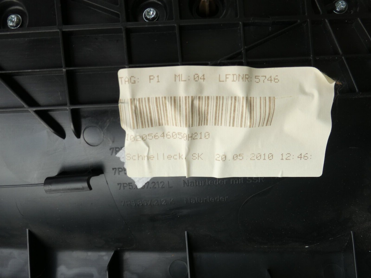 Porsche Cayenne 92A Türverkleidung Hinten Rechts Braun ORIGINAL gebraucht - Umbra ORIGINAL gebraucht - 7P5867212K