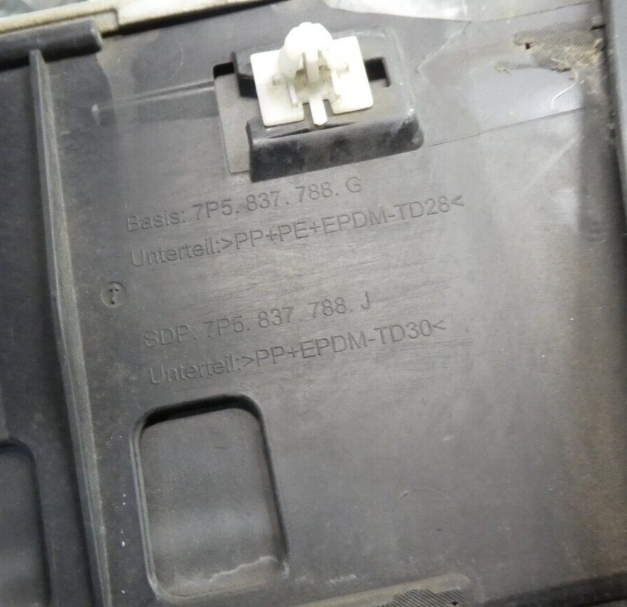 Porsche Cayenne 92A Tür Leiste hinten links unten 7P5837788J weiß ORIGINAL gebraucht - Zierleiste