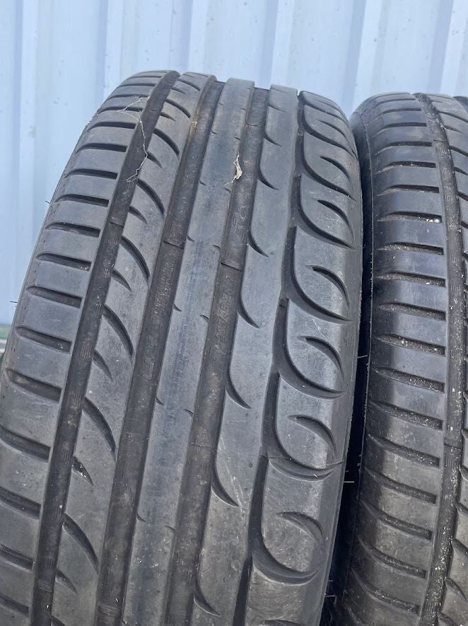 4 x ORIGINAL MERCEDES-BENZ SL R129 ALBALI ALUFELGEN mit Sommereifen gebraucht - 1294011202