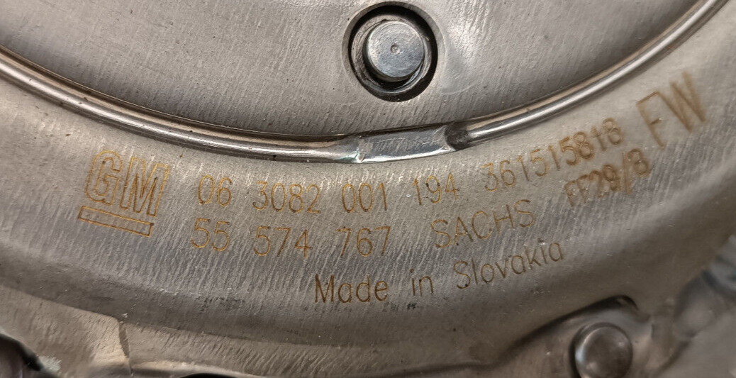 OPEL ASTRA K 1.4 Turbo Zweimassenschwungrad Set GM 55574769 55570175 ORIGINAL gebraucht - 55574767