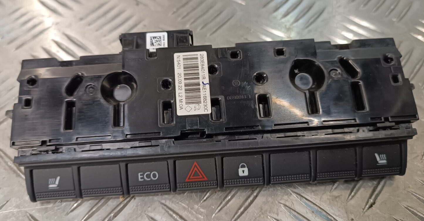 Renault Zoe 2022 Schalter Warnblinker Warnblinkschalter 283E84011R ORIGINAL gebraucht - AE1168230C