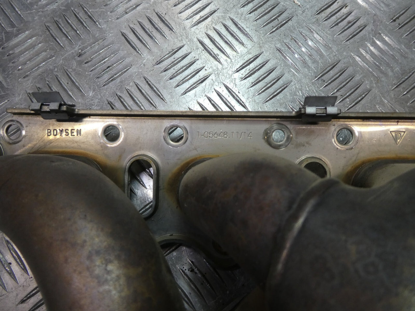 Porsche Cayenne S 92A 4.8 Abgaskrümmer links Auspuffkrümmer Krümmer ORIGINAL gebraucht - 9481111300
