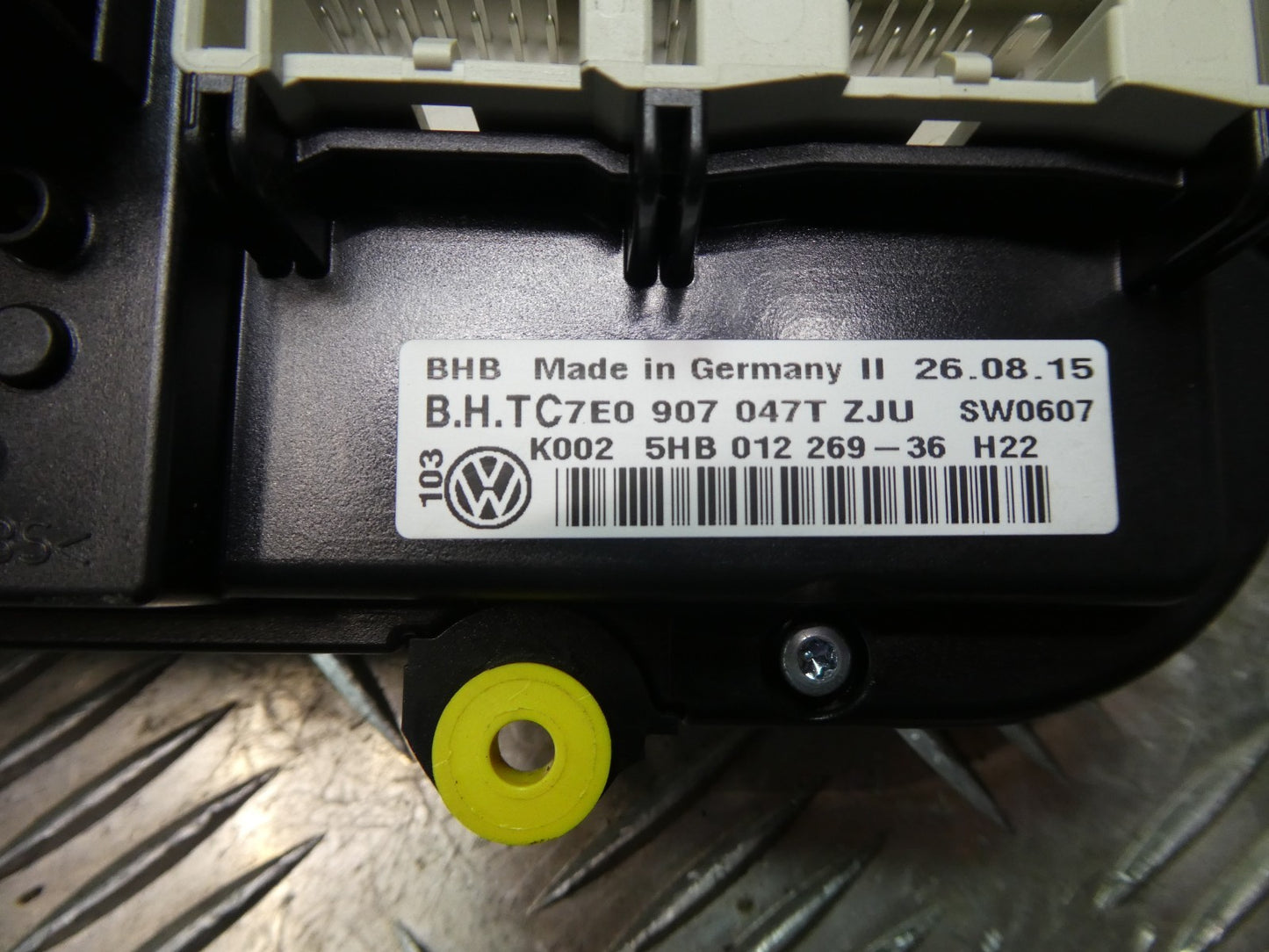 VW T5 FL T6 Klimabedienteil Heizung Schalter _ 7E0907047T ZJU ORIGINAL gebraucht - Transporter