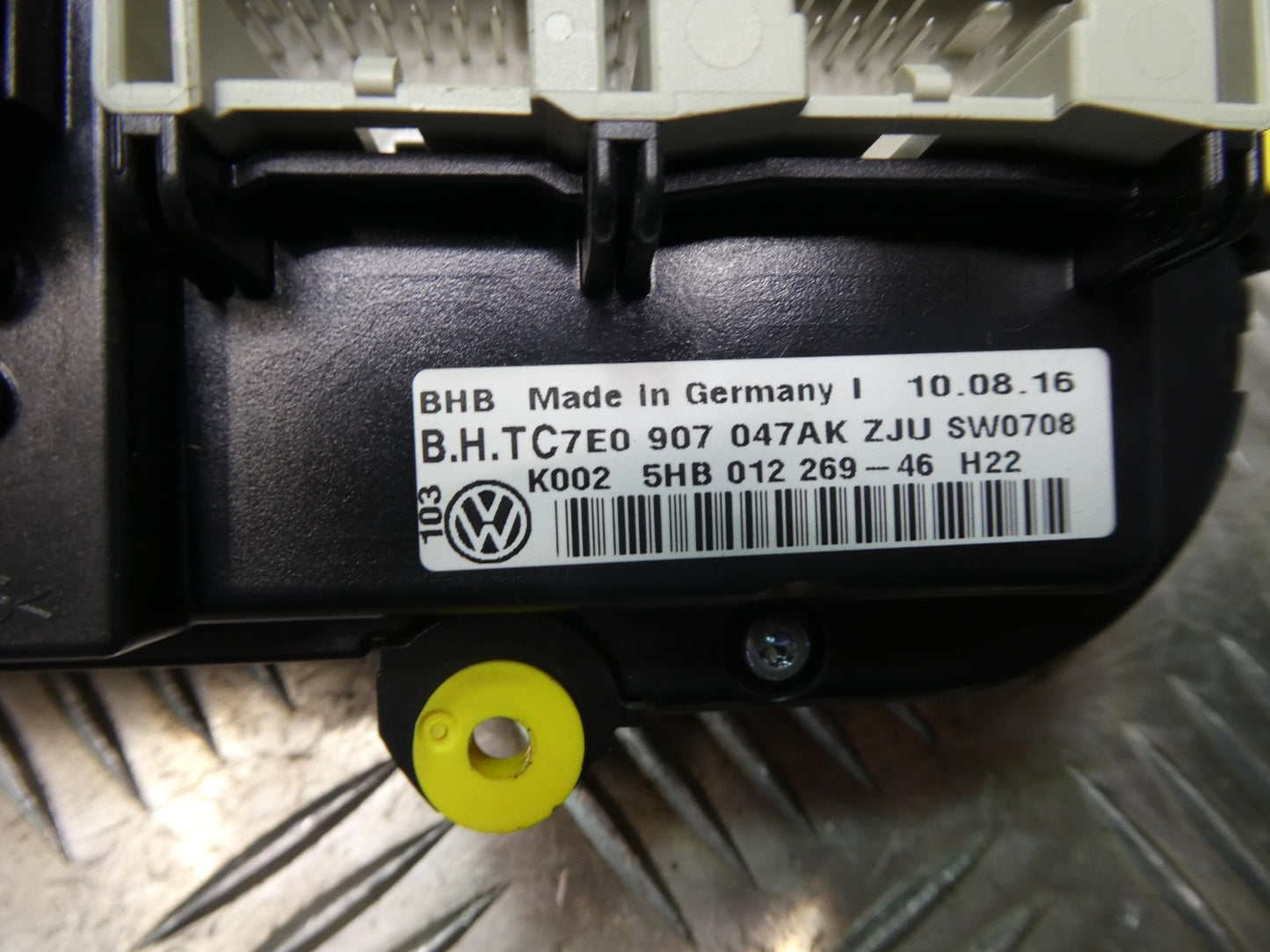 VW T5 FL T6 Klimabedienteil Heizung Schalter _ 7E0907047AK ZJU ORIGINAL gebraucht - Transporter