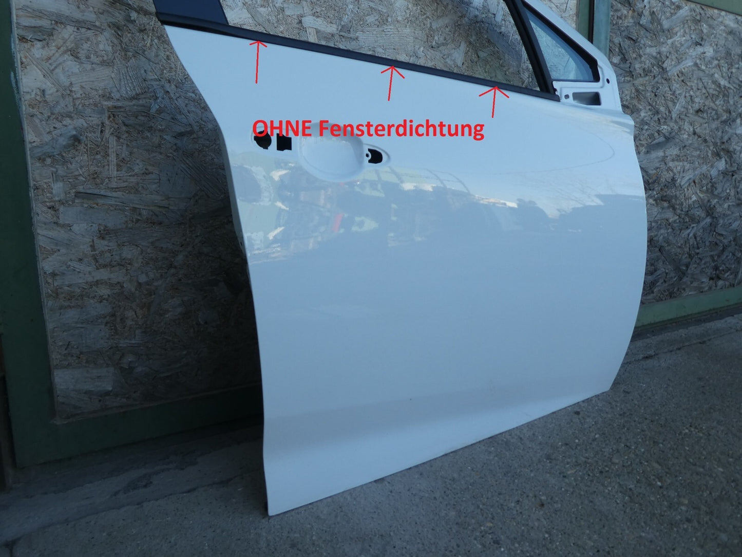 Renault Zoe 2022 Tür Vorne rechts weiß, ohne Delle 1A Zustand 389 ORIGINAL gebraucht - Arktisweiss