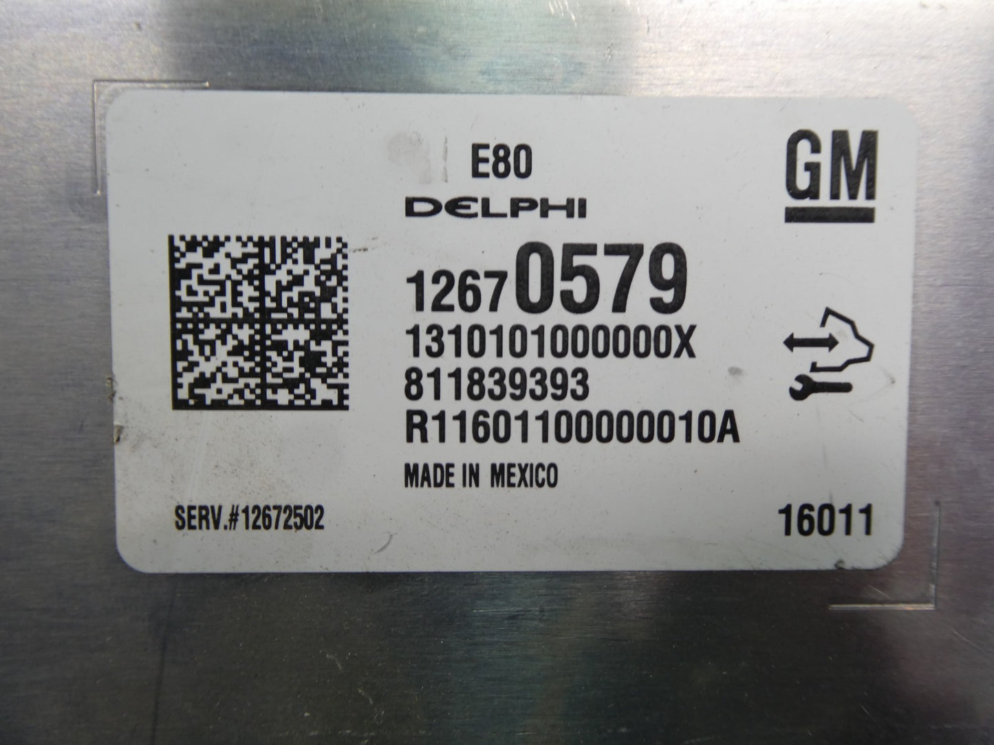 OPEL ASTRA K 1.0 TURBO 12V Motorsteuergerät Modul ECU DELPHI GM ORIGINAL gebraucht - 12670579