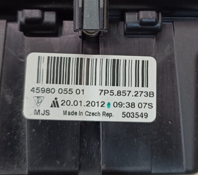 Porsche Cayenne S 92A Aschenbecher vorne Verkleidung 7P5857273B gebraucht - Original