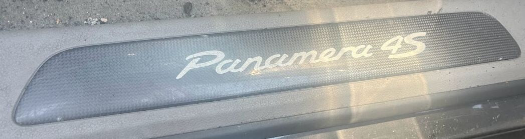 Porsche 970 4S Einstiegsleiste Dekorleiste Satz Carbon ORIGINAL gebraucht - PANAMERA
