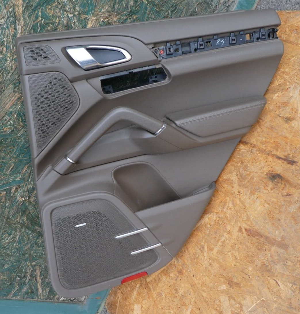 Porsche Cayenne 92A Türverkleidung Hinten Rechts Braun ORIGINAL gebraucht - Umbra ORIGINAL gebraucht - 7P5867212K