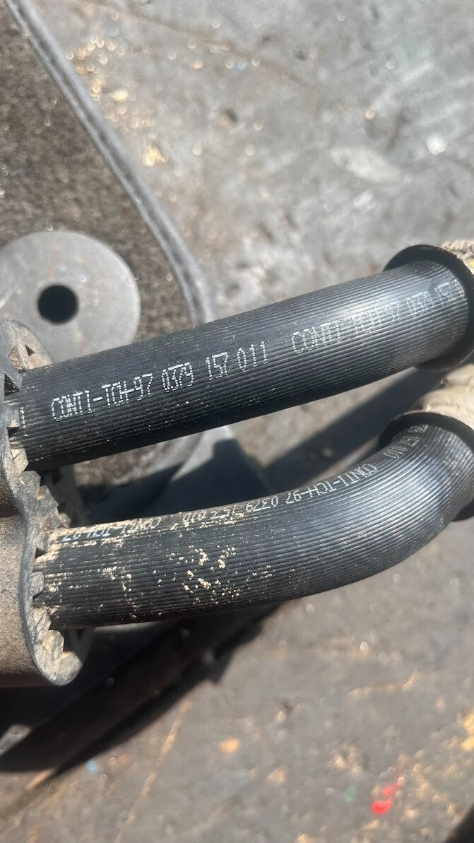 Porsche Cayenne II 92A Ölleitung Getriebekühler Rohrs ORIGINAL gebraucht - 7P5317801A