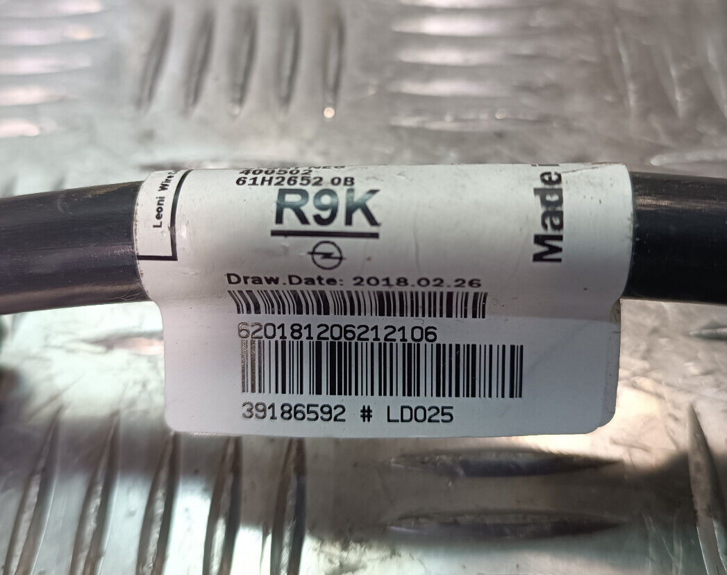 OPEL ASTRA K 1.4 2019 Batteriekabelbaum Kabelbaum ORIGINAL gebraucht - 39186592