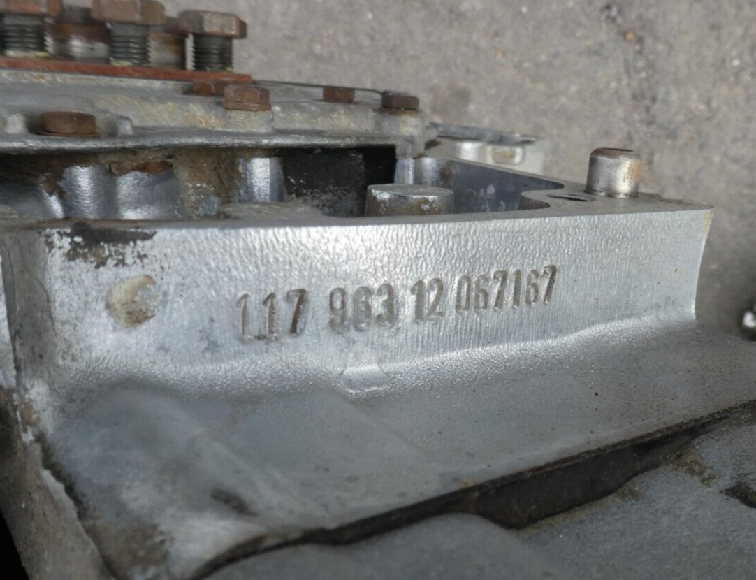 Mercedes-Benz C126 W126 500 V8 Motor ohne Anbauteile M117 _ 117963 ORIGINAL gebraucht - 140000 km