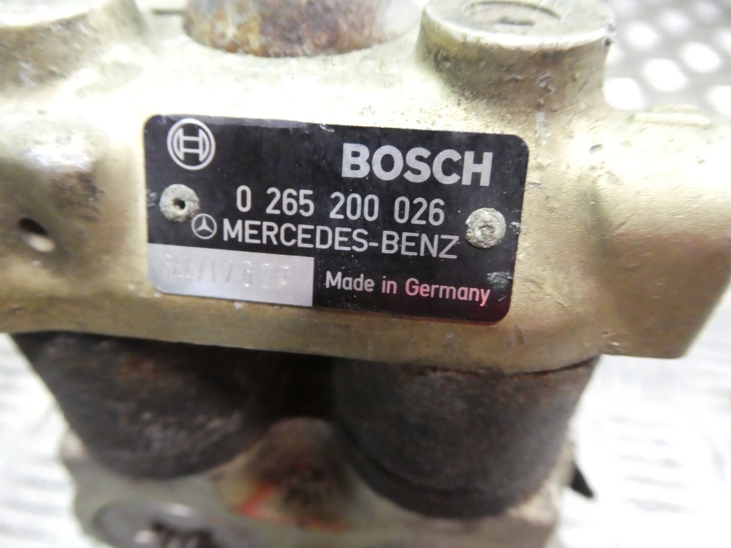 Mercedes-Benz C126 W126 ABS Aggregat ABS Hydraulikblock Steuergerät ORIGINAL gebraucht - 0265200026